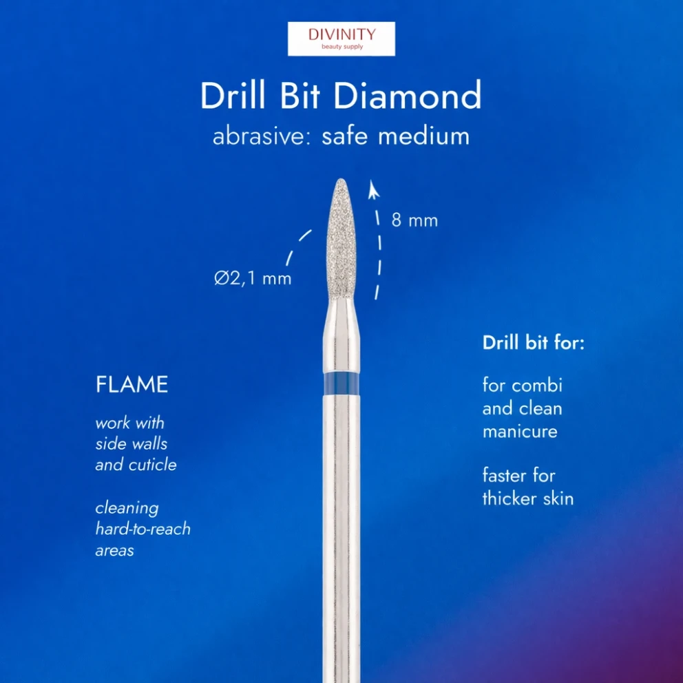 DIVINITY diamond bit FLAME safe 2,1mm
